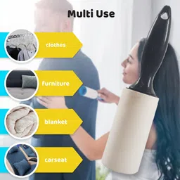 gocart Mini Pocket Size Reusable Pet Hair Dust Remover For Furniture Clothes Couch Lint Roller image 5