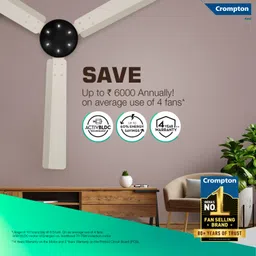 crompton Energion Niteo with 4 Year Warranty 1200 mm Ceiling Fan image 2