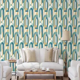 Maison Blue PVC High Wash Resistant Wallpaper Roll-image-91