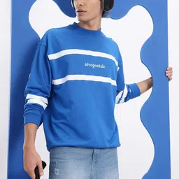 aeropostale Men Full Sleeve Striped Sweatshirt-picture-29