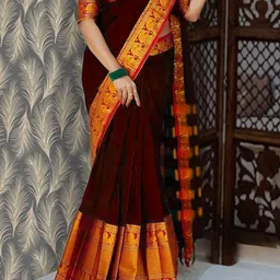 billorani Woven Kanjivaram Silk Blend Saree-picture-25