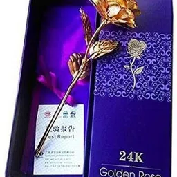 corvell Gold Rose Artificial Flower image 3