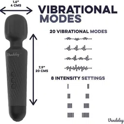 queryzen Multi Speed Cordless Rechargeable Vibrator Massage for Female Personal Body image 3