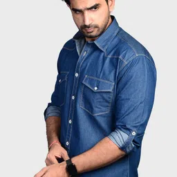 codaisy Men Regular Fit Solid Spread Collar Casual Shirt-picture-14