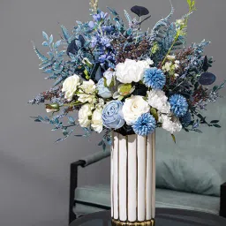 White Ceramic Table Vase by Art Street-image-41