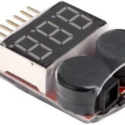 electrobot 1-8S Li-Po Battery Voltage Tester With Low Volt Alarm Buzzer And LED Electronic Components Electronic Hobby Kit-picture-19