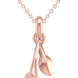 avsar Avsar BIS Hallmark AVP1223PB 14kt Cubic Zirconia Rose Gold Pendant-image-80