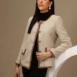 chemistry Polyester Coat For Women-picture-39