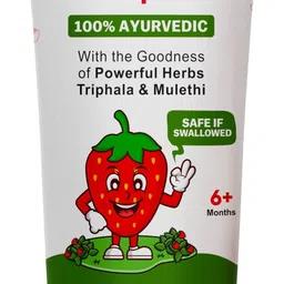 babyorgano HERBAL KIDS TOOTHPASTE With the goodness of Powerful Herbs Baboolg & Mulethi 50g Toothpaste image 2