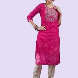 suhani creation Women Cotton Blend Kurta Pyjama Set-picture-10