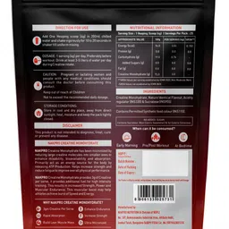 nakpro Gold Whey Protein Concentrate with Creatine Monohydrate | 100g Creatine + Whey Protein image 3