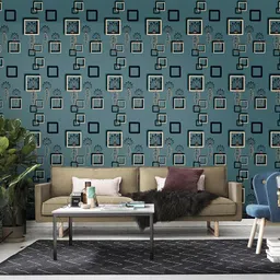 kaaf Vinyl Abstract Blue Wallpaper-picture-15