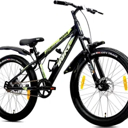 avon MARS 24T Fat Tyre MTB Cycle for Boys with Dual Disc Brake 85% Pre Fitted Hybrid 24 T (inch) Mountain Cycle image 1