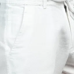 cazzba Solid Men White Casual Shorts image 5