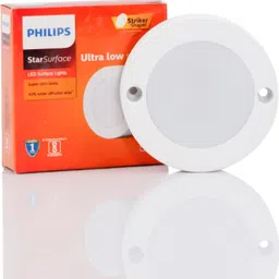 philips 3W StarSurface Striker Cabinet Cool White Ceiling Light Ceiling Lamp image 2
