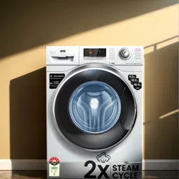 ifb 9 kg 2X Power Dual Steam, Hard Water Wash, Active Color Protection Fully Automatic Front Load with In-built Heater Silver image 3