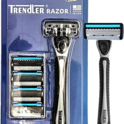 trendler 5 Blade Razor – 1 Handle + 5 Cartridges | Precision Shaving System for Men, Men-picture-16