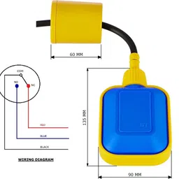 GoodsBazaar Float Switch Sensor for all Type of Controller and Water Tank Wired Sensor Security System image 2