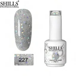 shills professional UV LED Soak Off Rainbow Glitter Gel Polish 227-picture-10