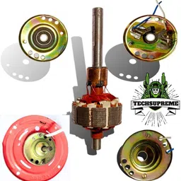 techsupreme 12 Volt DC Motor For Solar Fan Cooler High Power 3amp Big Motor For Projects A4 Electronic Components Electronic Hobby Kit image 2