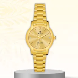 nova Women's and Girl's Chian Wrist Watch Analog Watch - For Women Superb Combo For Girls & Womens Real Gold Plated Watch-picture-13