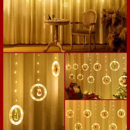 flipkart smartbuy 8 LEDs 2.5 m White Steady Santa Claus Rice Lights image 2