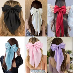 vrajdra DOUBLE LAYER HAIRBOW CLIP[ PACK OF 6] Hair Clip-picture-26