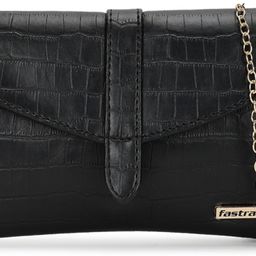 fastrack Women Black Sling Bag-picture-1