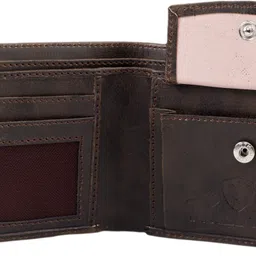 keviv Men Brown Genuine Leather Wallet - Mini image 4
