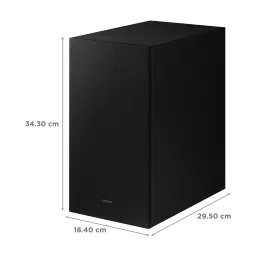 SAMSUNG HWQ600CXL 360W Bluetooth Soundbar with Remote (Dolby Atmos, 3.1.2 Channel, Titan Black) image 3