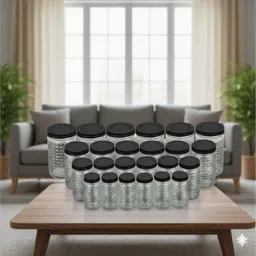 maxtid Plastic Kitchen Container Set 24 Pcs Food Organizer Jars Storage Basket-picture-21