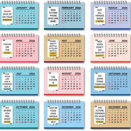 pixel Desk/Table Calendar 2026 Table Calendar image 4