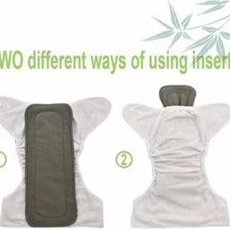knij Reuseable Washable Baby Cloth Diaper With 5layer Insert image 3