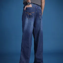 roadster Men Boot-Leg Mid Rise Blue Jeans image 2