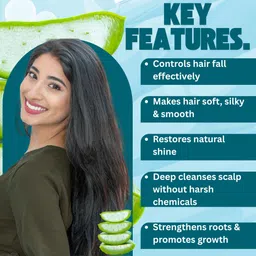 centella Aloe Vera |Shampoo|Natural & Herbal | Anti-Dandruff | Hair Fall Control shampoo image 3