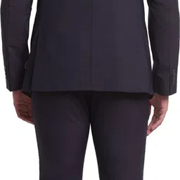 park avenue Men Suit Solid Suit image 4