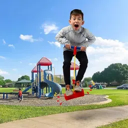 viyang sales Pogo Stick Bungee Jumper Balance Game for Kids for Ages 3+ image 4