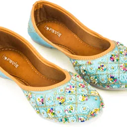 ravis Emboidered Traditional Rajasthani Mojaris For Women image 4