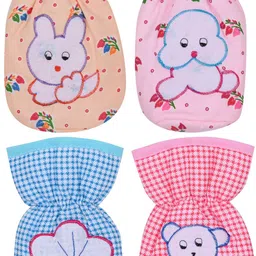 acpl anmol Soft Baby Bottle Cover Feeding Bottle Cover (pack Of 4) image 4