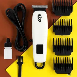 Shamsa X294 Electric Beard Trimmer for Men | Powerful Motor & Skin-Friendly Blades Trimmer 240 min Runtime 3 Length Settings-picture-11