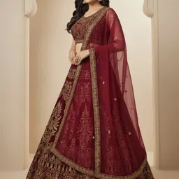 anugrah textile Floral Print Semi Stitched Lehenga Choli-picture-43