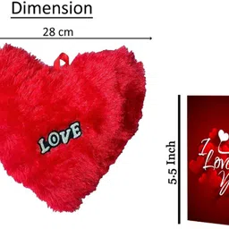 midiron Valentine Chocolate Gifts, 15 Milk Chocolate with I Love You Card and Red Soft Heart (Multicolor) Plastic Gift Box image 4