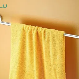 pillu Heavy Round Stainless Steel 24 Inch Towel Rod for Bathroom Towel Bar Stand 24 inch 1 Bar Towel Rod-picture-12