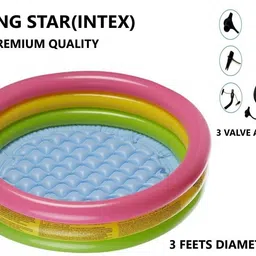 young star (ECOME-34)PREMIUM GIFT COMBO PEOPLE’S CHOICE BEST SELLER 3 FEETS ROUND COLOUR FULL WITH AIR BASE, 3 FEETS WATER POOL FOR WATER FUN FOR YOURS KIDS AND CHILDERNS AND AIR PUMP.3 Feet Kid’s ,Water Pool Bath Tub,Kiddie Pool ,SWIMMING POOL.BEST SELLER PEOPLE CHOICE.BEST GIFT FOR YOURS KIDS AND BABY. Inflatable Swimming Pool-picture-26