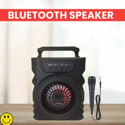 GUGGU 301(PORTABLE WIRELESS BLUETOOTH SPEAKER) Crystal Clear SoundWith Karaoke MicQ117 5 W Bluetooth Laptop/Desktop Speaker-picture-19