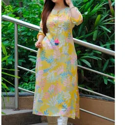 sa rasa Women Printed Viscose Rayon Straight Kurta-picture-14