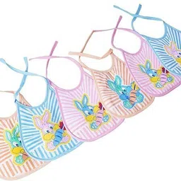 sarvatapana Bibs for Baby Rabbit Printed Stylish Set of 6 Front Cotton Back PVC Waterproof-picture-46