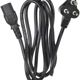 Sadow Power Cord 1.5 m Computer Power Cable Cord for Desktops PC and Printers/Monitor SMPS Power Cable IEC Mains Power Cable (Black) (1.5 Meter - Black) image 1