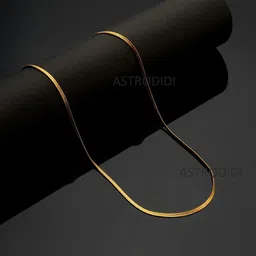 Daily Wear Stylish Gold Plated Brass Chain 22 Inch for Boys Girls Mens and Women Gold-plated Plated Brass Chain-image-22
