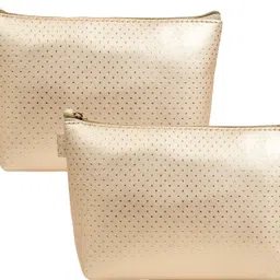 orviz Women Gold Cosmetic Bag-picture-20